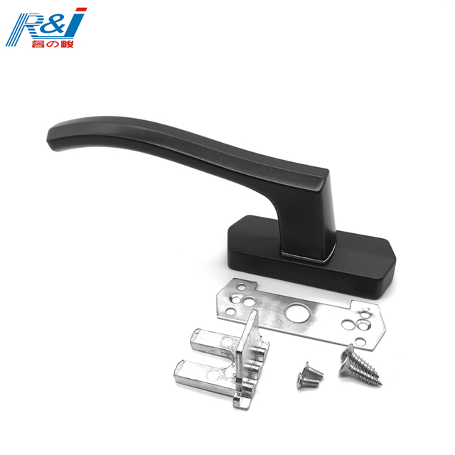 high quality single point aluminum alloy window lock handle with zinc alloy base