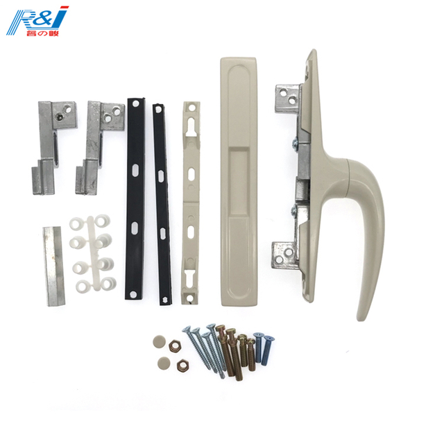 Aluminum double side handle for glass window door aluminum balcony door handles