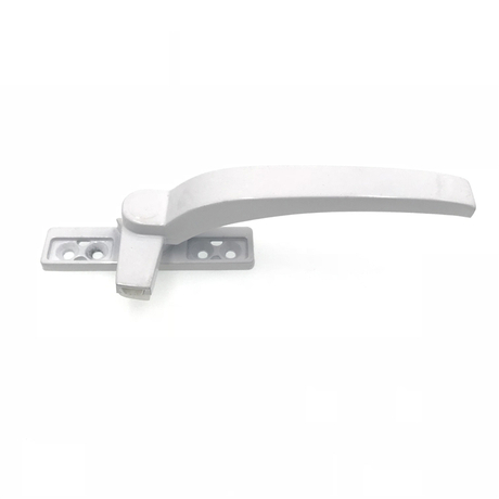 Aluminum Alloy Handle+Zinc Alloy Base Four Hole Thickened Single Point Window Lock Seven Character Handle